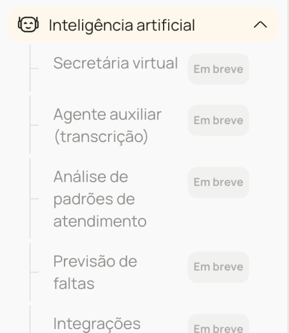 Tela de Inteligência Artificial da Normedic
